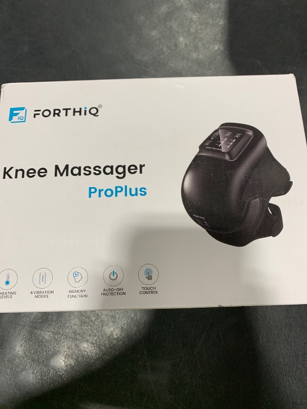 Photo 1 of FORTHiQ Knee Massager Pro+ with Heat, Red Light and Vibration, 6-in-1, Dual-Wavelength - Cordless, Portable, Adjustable Straps, Easy to Use, Saves Your Settings, FSA or HSA Eligible