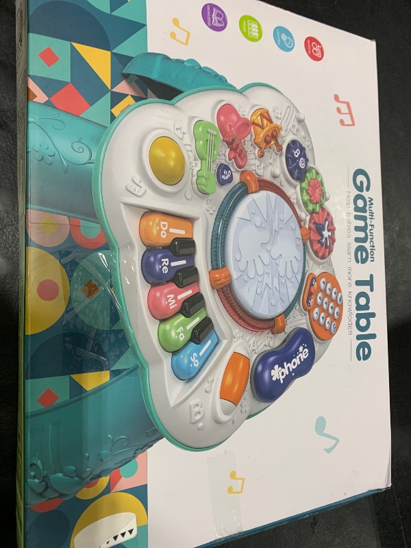 Photo 1 of Dahuniu Baby Toy- Engaging Baby Activity Center for 6 12 18 Months Old- Safe, Sturdy, and Fun (11.8 x 11.8 x 12.2 inches)