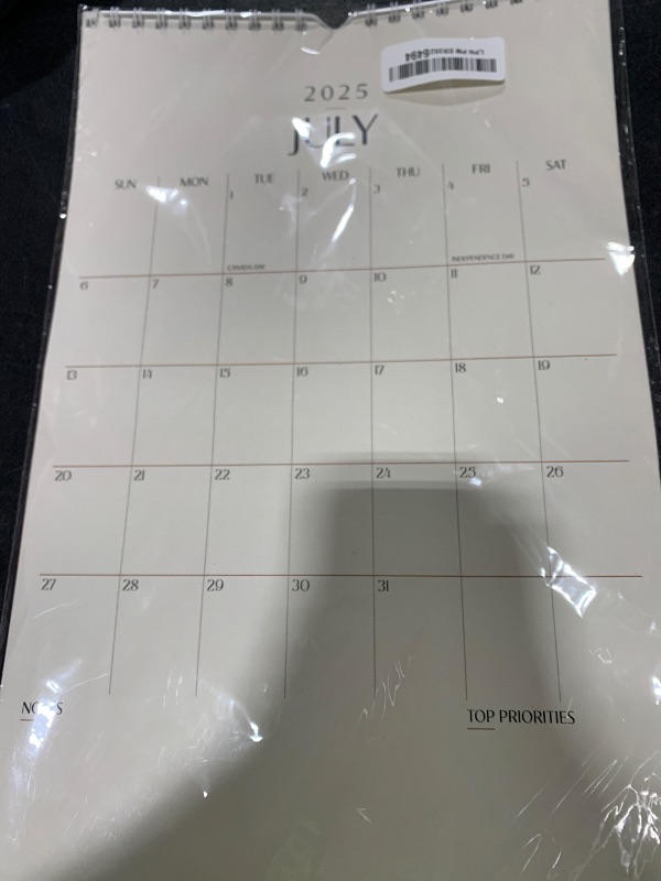 Photo 1 of Karto Wall Calendar 2025-2026 - Vertical 11x17 inch July 2025 to December 2026 - Boost Your Productivity and Easy Planning with the Aesthetic Monthly Calendar - Beige