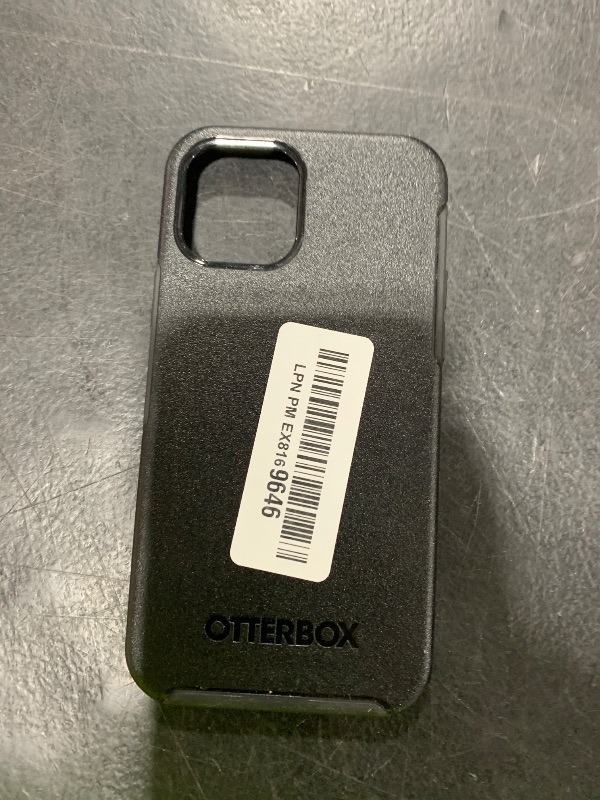 Photo 1 of OtterBox iPhone 12 & iPhone 12 Pro Symmetry Series Case - Black, Ultra-Sleek, Wireless Charging Compatible, Raised Edges Protect Camera & Screen