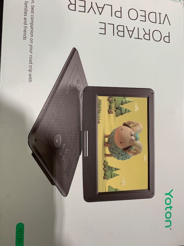 Photo 1 of YOTON 17.5" Portable DVD Player with 15.6" Large HD Swivel Screen, 6 Hours Working Time with Built-in Battery, Dual Stereo Speakers, Support USB/SD Card/Sync TV and Multiple Disc Formats-Purple