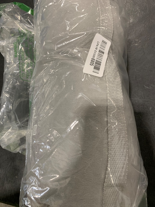Photo 1 of urnexttour Travel Pillow and Blanket Set Neck Pillows Travel Essentials with Sleep Mask for Airplane Car Memory Foam Grey