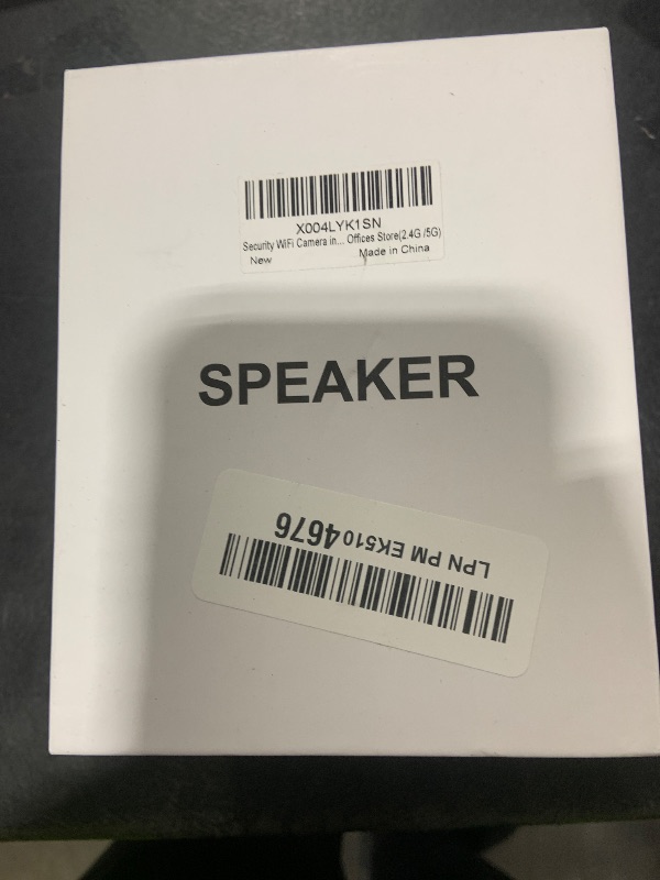 Photo 1 of Security WiFi Camera in Bluetooth Speaker with 240° Viewing Angle,Wireless Security Cameras,Dome Cams Phone App,Hd 1080P,Motion Activated for Home Offices Store(2.4G /5G)