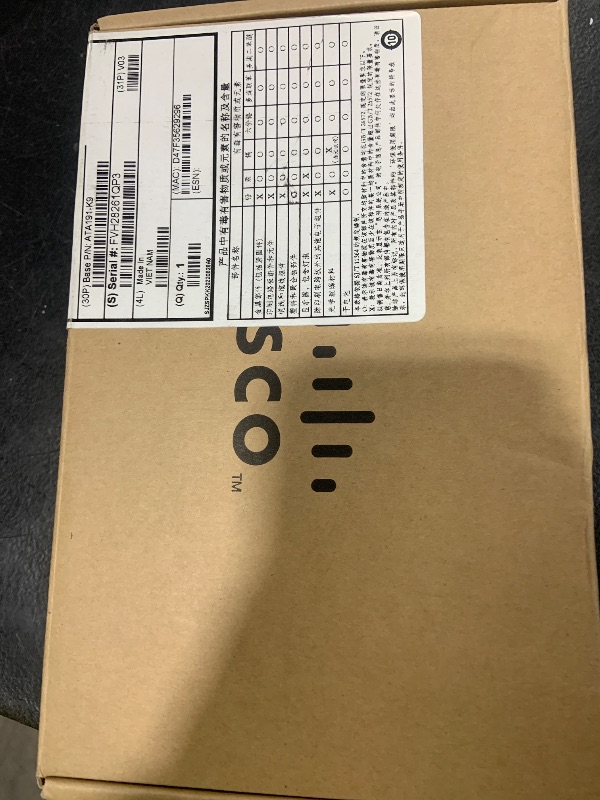 Photo 1 of Cisco ATA191-K9 Voip Phone Adapter