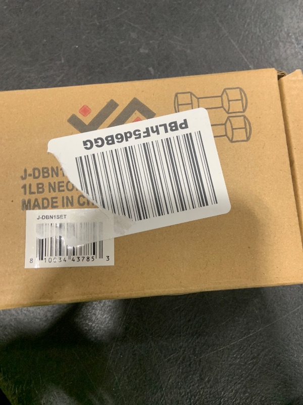Photo 1 of JFIT Neoprene Dumbbell (Set of 2), 1 LBS