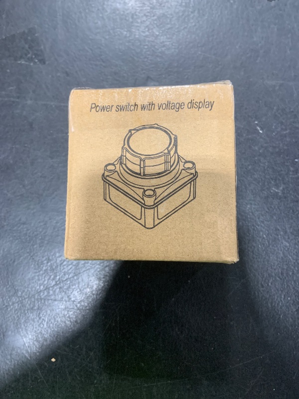 Photo 1 of AWBLIN Upgrade Battery Disconnect Switch with Voltmeter, DC 5-60V Master Isolator Cut/Shut Off Switch for Marine Boat Car Truck Camper RV Trailer Vehicles Engine Application (On/Off)