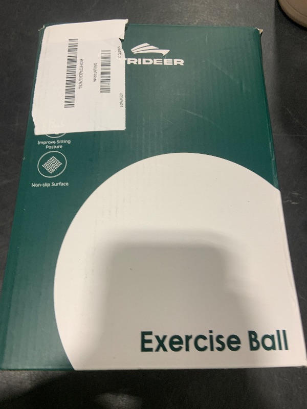 Photo 1 of Trideer Yoga Ball for Pregnancy Office Ball Chair– Exercise Ball for Birthing, Labor, Stretching & Core Workout – Anti-Burst, Slip-Resistant for Home Gym, Flexible Seating & Physical Therapy