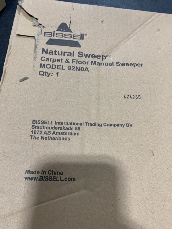 Photo 1 of Bissell Natural Sweep Bagless Cordless Standard Filter Mechanical Sweeper