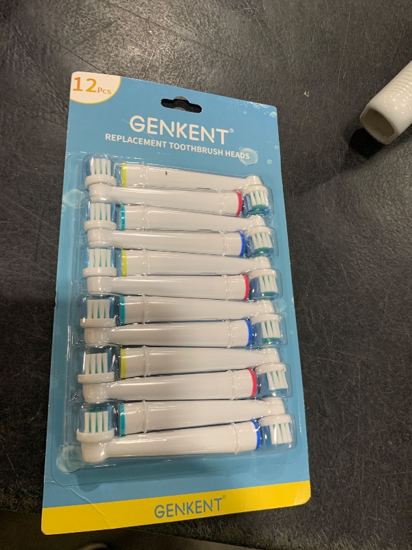 Photo 1 of Replacement Toothbrush Heads Compatible with Oral B Braun, 12 Pcs Professional Electric Toothbrush Brush Heads Compatible with Oral B Replacement Heads Refill 7000/Pro 1000/9600/500/3000