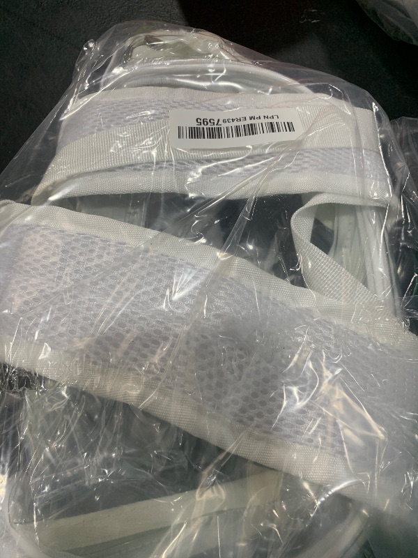 Photo 1 of MAY TREE Clear Backpack for Stadium Events, 12x11x5 Inches Small Clear Backpack for Concert Festival Sports Outdoor - White