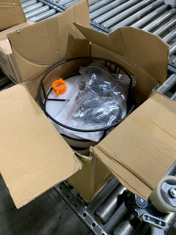 Photo 1 of 1.5 Gallon Glass Drink Dispensers for Parties, Ice Beverage Dispensers with Stand