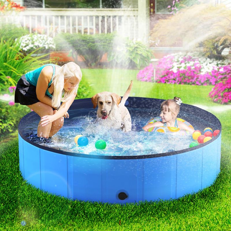 Photo 1 of Niubya Foldable Pool, Collapsible Hard Plastic Swimming Pool