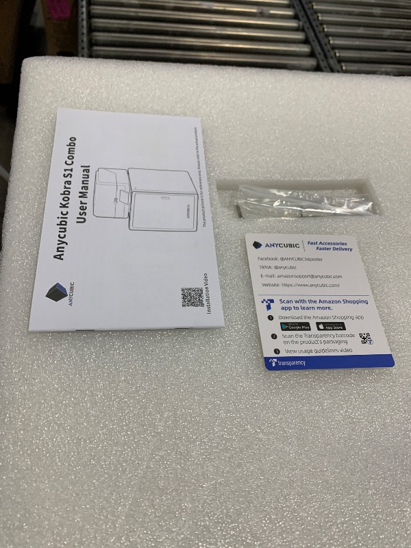 Photo 1 of Anycubic Kobra S1 Combo 3D Printer, 4 Stunning Multicolor with Anycubic ACE PRO, 600mm/s High Speed and 320? Hotend Free-Clog Extruder, Intelligent Drying While Printing, Built-in Camera 250*250*250mm