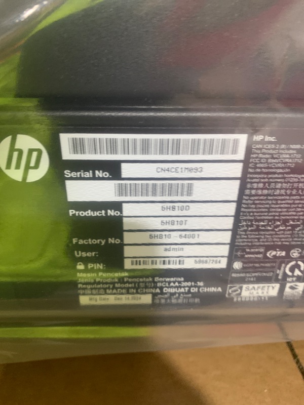Photo 1 of HP DesignJet T650 Large Format 36-inch Plotter Printer, Includes 2-Year Onsite Warranty Support (5HB10T) - New Model