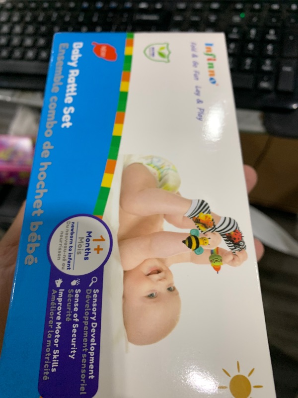 Photo 1 of Infinno Baby Wrist Rattle Socks and Foot Finder Set, Perfect Baby Toys for 0-12 Months Newborn Boys and Girls As Shower Gifts, Garden Bug Series