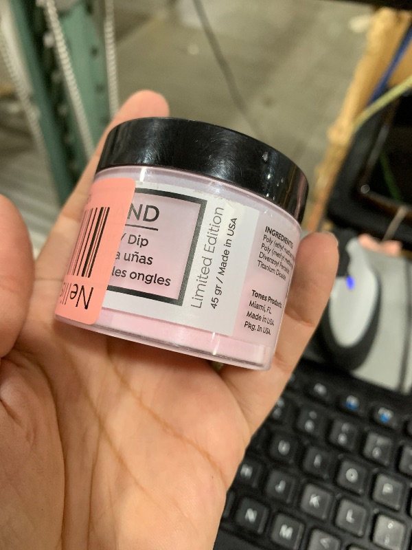 Photo 1 of Tones Coverland Acrylic Nail Powder "Pink Sorbet" - Limited Edition Acrylic Powder for Nail Design, Sculpting, and Masking Nail Bed Imperfections - (1.5 Oz)