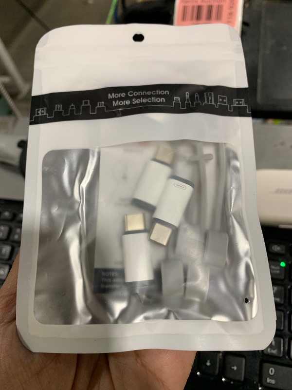 Photo 1 of 4 Pack Lightning to USB C Adapter for iPhone 15/16 Pro/16 Pro Max/Plus,Samsung S24,iPad Air,Nintendo Switch,Fast Charging&Data Transfer (Lightning to USB C Adapter)