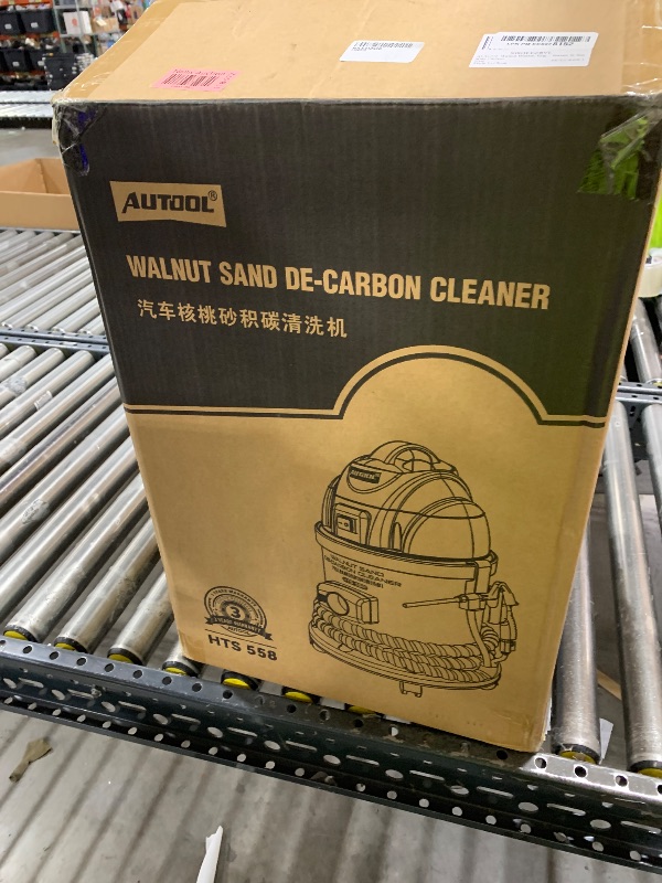 Photo 1 of AUTOOL Walnut Blaster, Engine Intake Valve Cleaner Machine, Automotive Engine Carbon Remover, Sand Blaster for Carbon Cleaning with 2kg Walnut Sand