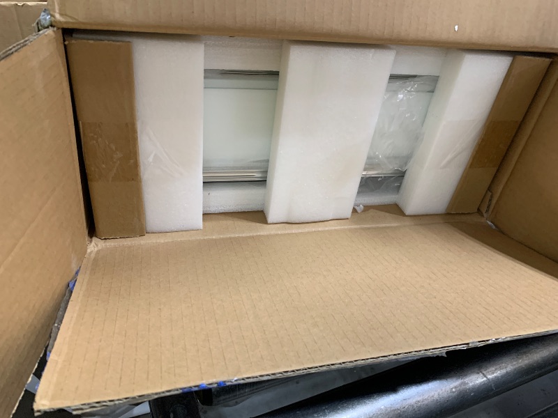 Photo 1 of Fundin Aluminum Bathroom Mirror Cabinet Recess Mount Only, with Framless Double Sided Mirror Door, 15 Inch x 24 Inch