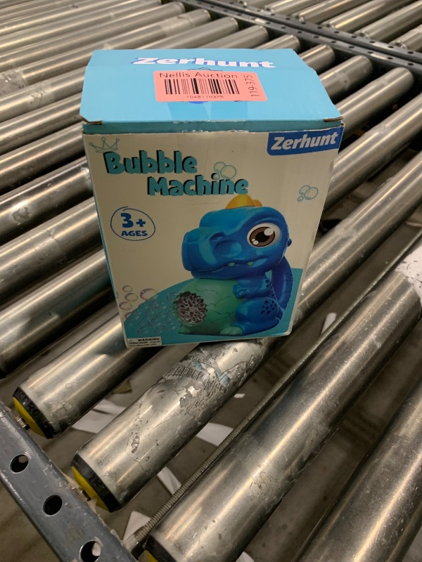 Photo 1 of Dinosaur Bubble Machine Toys for Toddlers: Battery-Operated Bubble Maker with Bubble Solution for Kids - Perfect for Outdoor Parties, Yard Fun - Idea Kids Gift for Easter Christmas Birthday