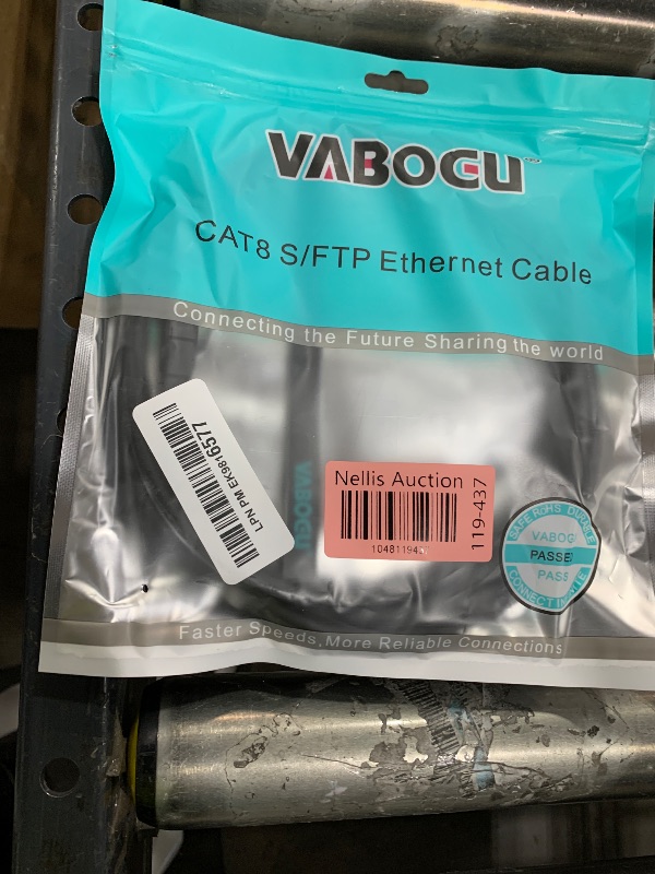Photo 1 of Cat 8 Ethernet Cable, 1.5Ft 3Ft 6Ft 10Ft 15Ft 20Ft 30Ft 40Ft 50Ft 60Ft 100Ft Heavy Duty High Speed Internet Network Cable, Professional LAN Cable Shielded in Wall, Indoor&Outdoor