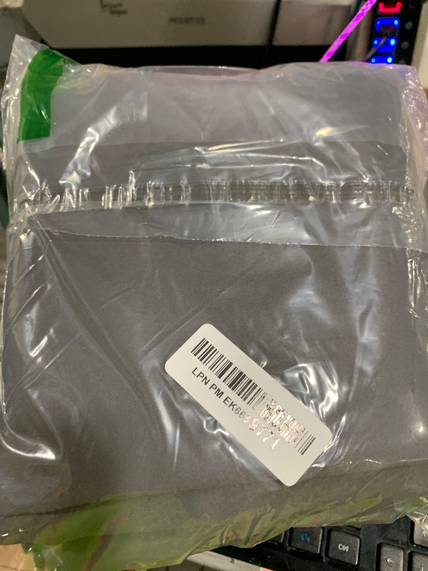 Photo 1 of NICETOWN Grey Blackout Curtain Panels for Bedroom, 2 Panels, W42 x L60 inches, Grey, Thermal Insulated Grommet Top Blackout Draperies and Drapes