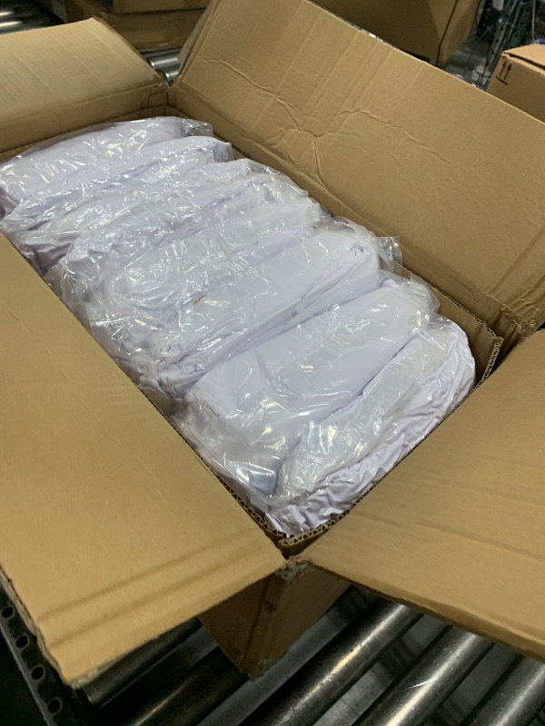 Photo 1 of VEVOR 100 Pcs White Chair Covers Polyester Spandex Chair Cover Stretch Slipcovers for Wedding Party Dining Banquet Flat-Front Chair Covers