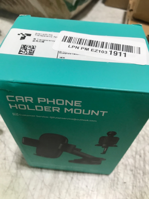 Photo 1 of Qifutan Car Phone Holder Mount Phone Mount for Car Windshield Dashboard Air Vent Universal Hands Free Automobile Cell Phone Holder Fit for iPhone Smartphone Carbon Fiber