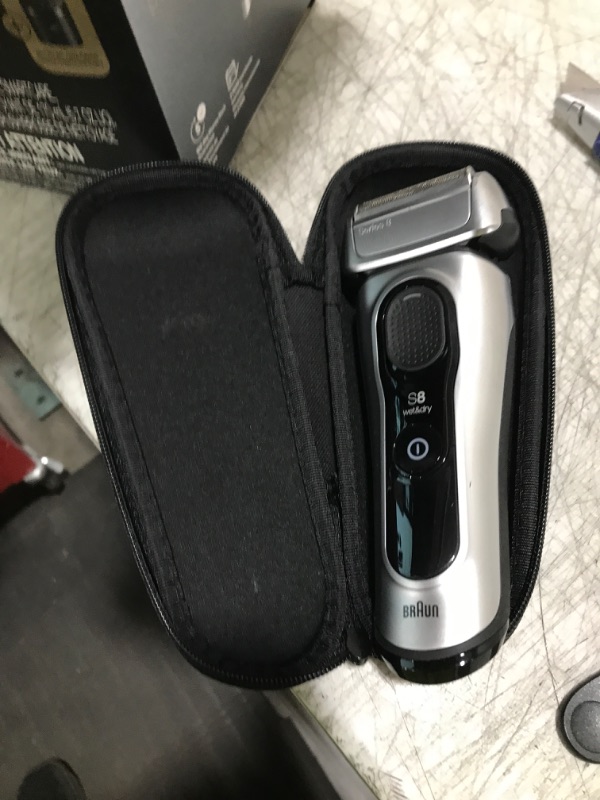 Photo 1 of Braun Series 8 8567cc Electric Razor for Men, 4+1 Shaving Elements & Precision Long Hair Trimmer, 5in1 SmartCare Center, Close & Gentle Even on Dense Beards, Wet & Dry Electric Razor, 60min Runtime