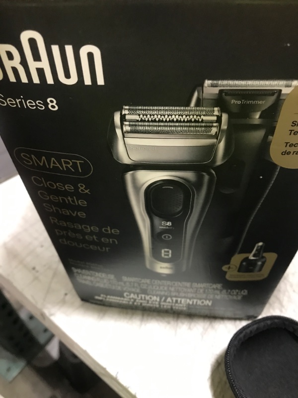 Photo 1 of Braun Series 8 8567cc Electric Razor for Men, 4+1 Shaving Elements & Precision Long Hair Trimmer, 5in1 SmartCare Center, Close & Gentle Even on Dense Beards, Wet & Dry Electric Razor, 60min Runtime