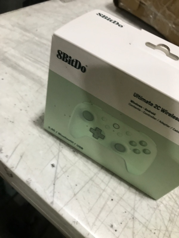 Photo 1 of 8BitDo Ultimate 2C Wireless Controller for Windows PC and Android, with 1000 Hz Polling Rate, Hall Effect Joysticks and Triggers, and Remappable L4/R4 Bumpers (Green)