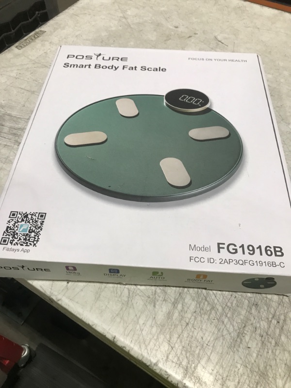 Photo 1 of Scale for Body Weight, Posture Digital Bathroom Scale Large LED Display Weight Scale, High Accurate Body Composition Analyzer with BMI with Free Smartphone APP, 400Lb,Green
