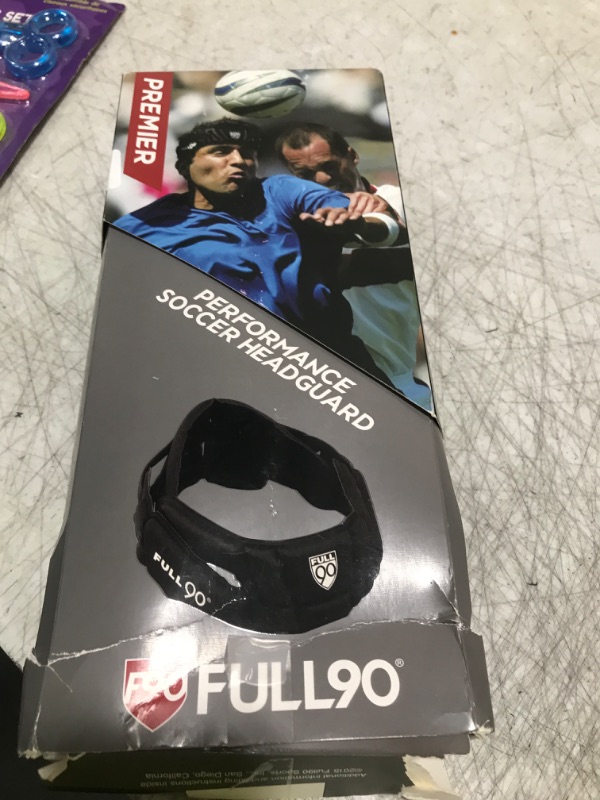 Photo 1 of Full90 Premier Performance Soccer Headgear, Black, Large