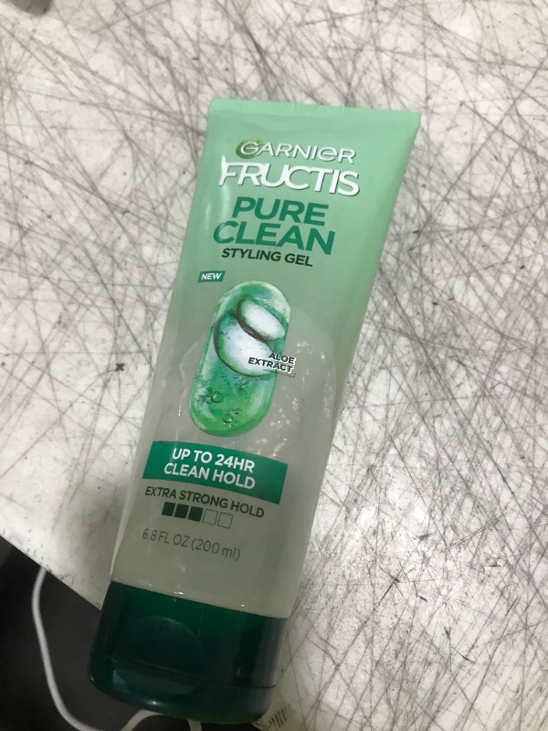 Photo 1 of Garnier Fructis Style Pure Clean Styling Gel 6.8 Fl Oz, 1 Count, (Packaging May Vary)