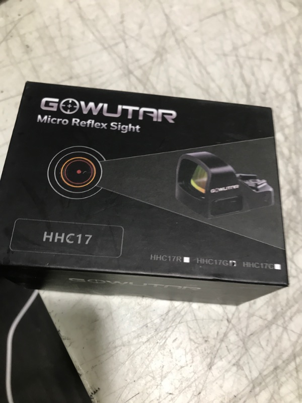Photo 1 of GOWUTAR HHC17G Micro RMSc Green Dot Sight Side-Battery Loading Shake Awake 3 MOA Optical Reflex Sights w/Picatinny Mount