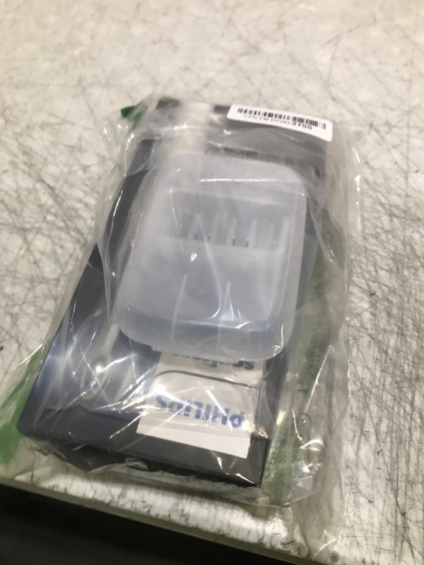 Photo 1 of Philips Sonicare 4100 Rechargeable Electric Toothbrush, Advanced Plaque Removal, Pressure Sensor, Includes Brush Head Case, White BD5002AZ