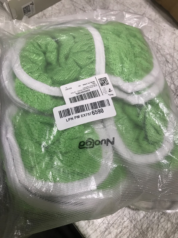 Photo 1 of Nuogo 16 Packs Reusable Wet Mop Pads Refills Compatible with Swiffer Sweeper Mops Household Cleaning Tools for Wet & Dry Use(Green)