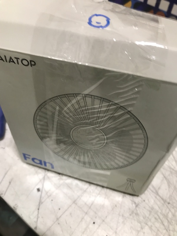 Photo 1 of Gaiatop Mini Portable Stroller Fan, Battery Operated Small Clip on, Detachable 3 Speed Rechargeable, 360° Rotate Flexible Tripod Better Cooling for Car Seat Crib Treadmill Travel Blue