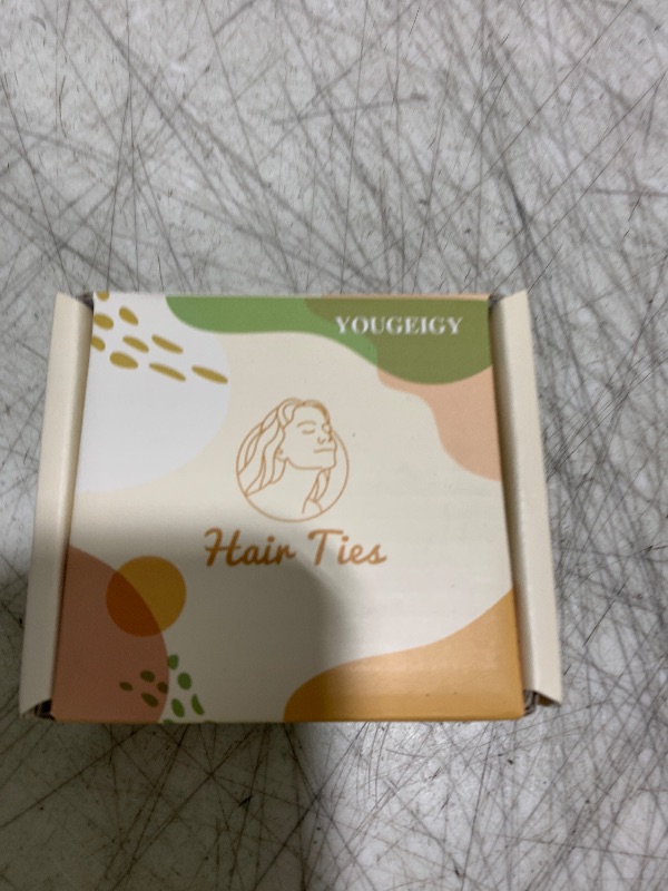 Photo 1 of 3PCS Gold Hair Ties, Metal Hair Ties for Thick Hair, Elegant Durable Geometric Design, Gold Hair Accessories Stretchy and Non-Damage Ponytail Cuff Holders, 3 Styles in Box Holiday Gifts