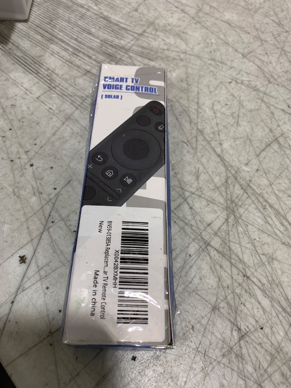 Photo 1 of BN59-01385A Solar Voice Remote Replacement for Samsung Frame Smart TV Remote with Bluetooth Rechargeable Solar Cell, Compatible with Samsung 2021-2022 Neo LED 4K Ultra HD TV, 4 Shortcut Buttons, Black