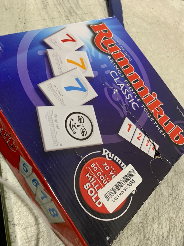 Photo 1 of Pressman Rummikub - The Original Rummy Tile Game | Exciting Family Game of Strategy and Luck | Promotes STEM Skills | For Kids, Teens, Adults | 2-4 Players, Ages 8+
