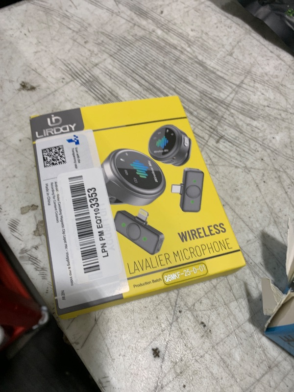 Photo 1 of LID LIRDDY Mini Microphone for iPhone: Wireless Lavalier Microphone for Android - Noise Canceling Magnetic Clip Lapel Mic - Vlogging & Pro Video Recording for Content Creators?