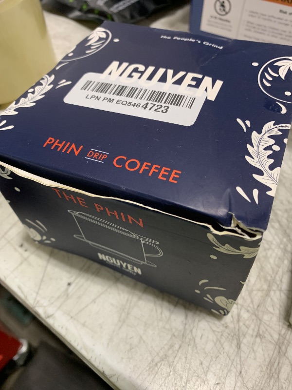 Photo 1 of Nguyen Coffee Supply - Original Phin Filter: Stainless Steel 12oz Chamber 4.375 inch plate Diameter, Perfect Cup of Phin Drip Coffee in 7 minutes [12 oz]