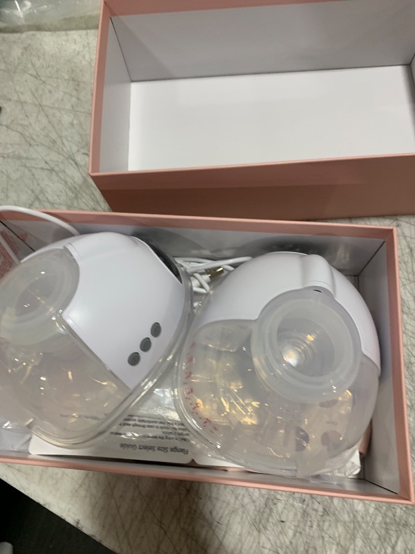 Photo 1 of Lulia Breast Pump Hands Free, Wearable Breastfeeding Pump with 4 Mode and 9 Level, Strong Suction, Painless, Anti-Backflow, BPA Free, Portable Electric Breast Pumps with 17/19/21/24MM Flanges