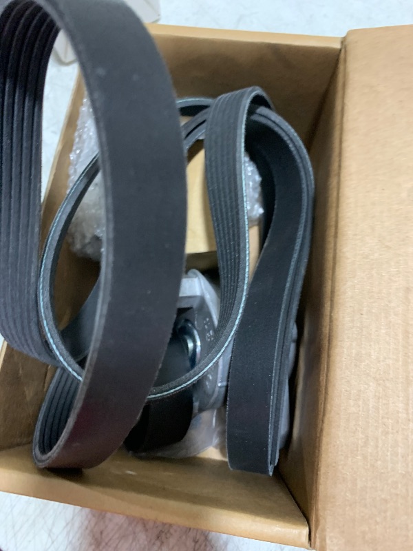 Photo 1 of YzusGomumu Serpentine Drive Belt Tensioner Idler Pulley Serpentine Belt Kit Compatible with 2006-2011 Mercedes-Benz ML350 GL450 G550 SLK300 C280 GLK350 E350 CL550 S550 Replaces 2722021419 2722000270