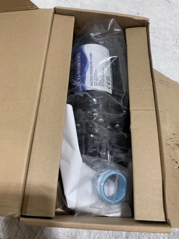 Photo 1 of ECO-WORTHY 110V AC Fresh Transfer Diaphragm Water Pump On Demand 5.5GPM 70PSI High Pressure Water Booster Pump 110 Volt with Pressure Switch for Irrigation Garden Hose Sprinkler Home RV
