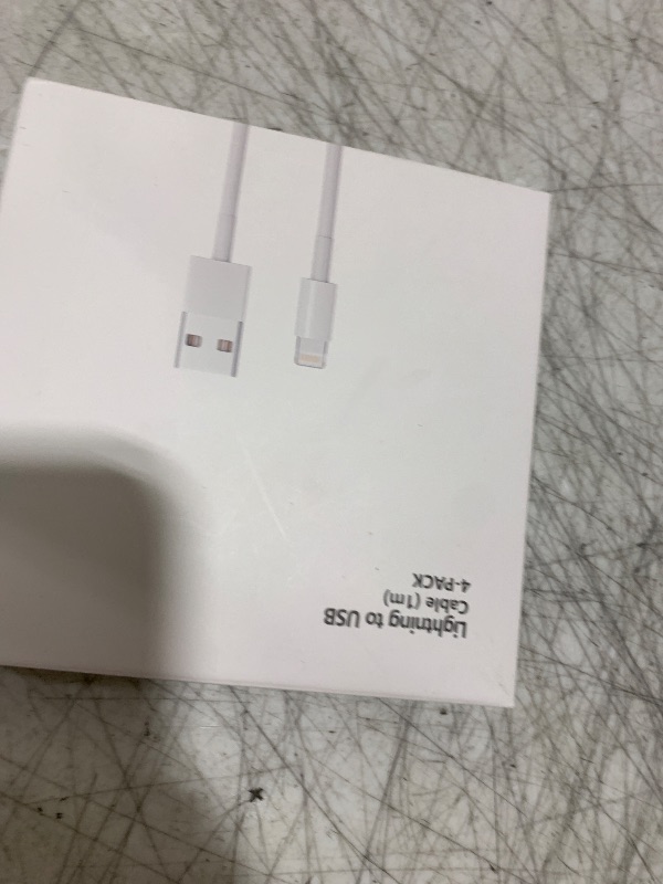 Photo 1 of 4Pack [Apple MFi Certified] Charger Lightning to USB Charging Cable Cord Compatible iPhone 14/13/12/11 Pro/11/XS MAX/XR/8/7/6s Plus,iPad Pro/Air/Mini,iPod Touch