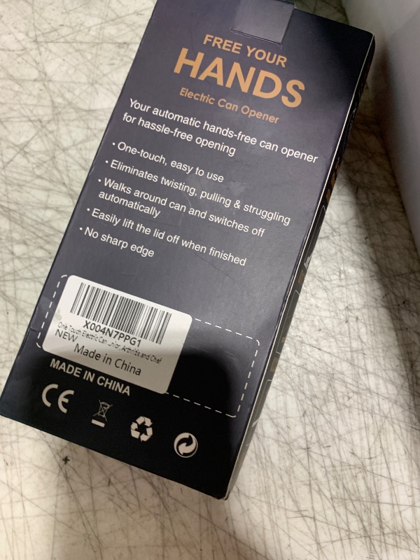 Photo 1 of One Touch Electric Can Opener, Handheld Automatic Can Openers Fit Different Can Sizes and Shape with No Sharp Edges for Kitchen, Kitchen Gadgets for Senior, Arthritis and Chef