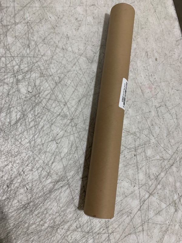 Photo 1 of SAVUK Mailing Tubes with Plastic Caps Shipping Cardboard Blueprints Artwork Poster Kraft Extra Heavy-Duty Thickness Posters, Art Prints Multipurpose Documents Storing (1 Pack) 2x18 inch