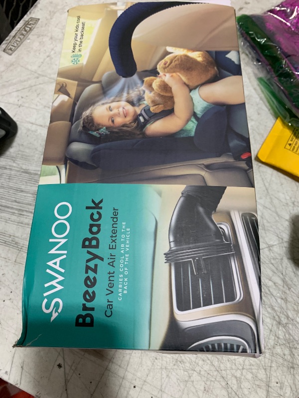 Photo 1 of Swanoo Car AC Vent Extender | Air Vent Hose for Backseat | Directs Cool or Hot Air to Kids & Pets | Universal Fit | Extends Up to 10 FT | AC Tube for Baby Car | Back Seat Air Conditioning | BreezyBack
